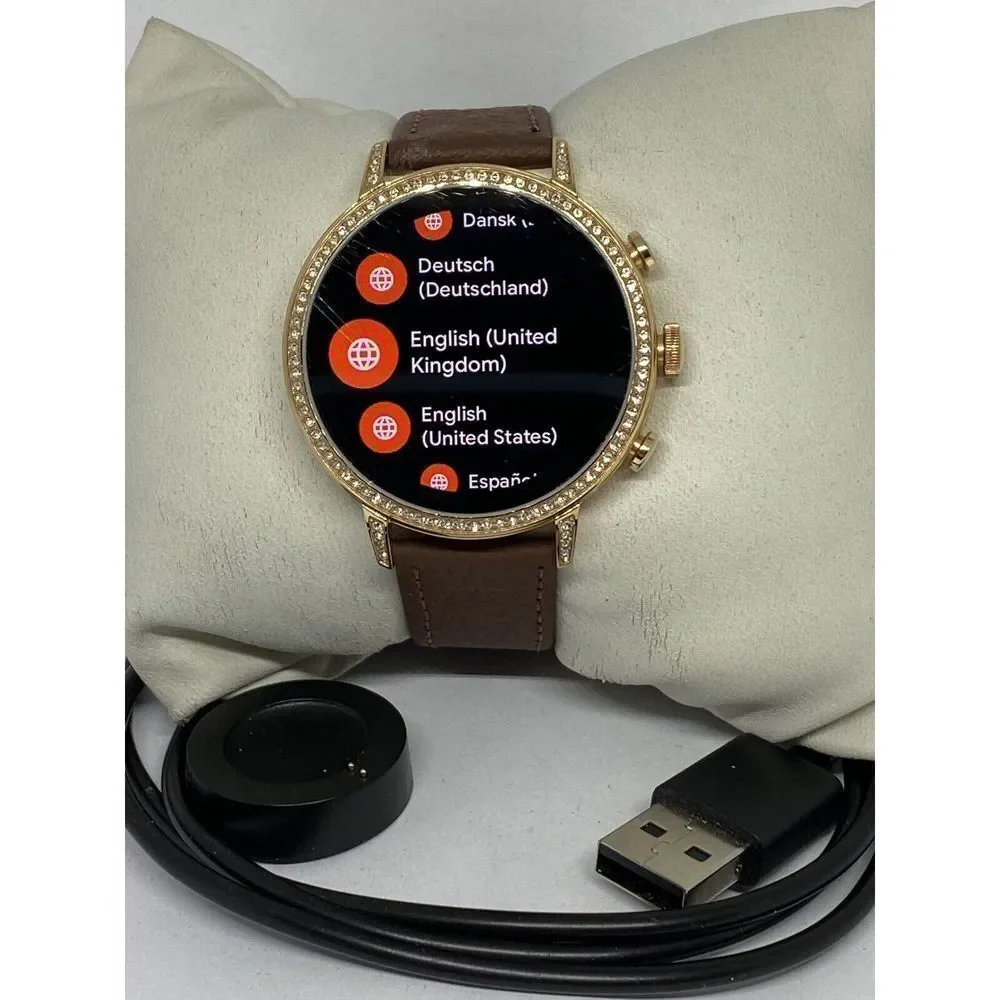 Fossil Gen 4 Authentic Digital Dial Smart Watch Custom Band FTW6011 LT434